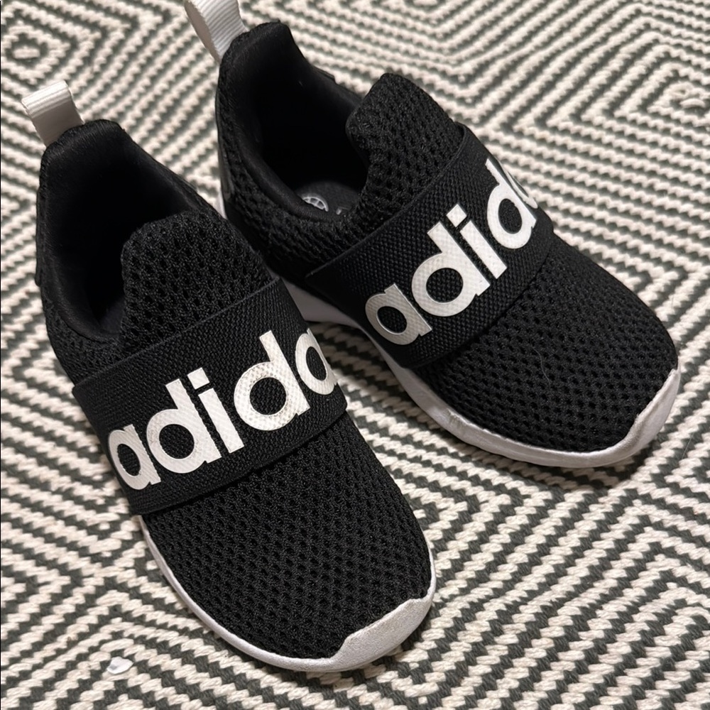 Adidas Kids Black Slip-On Shoes